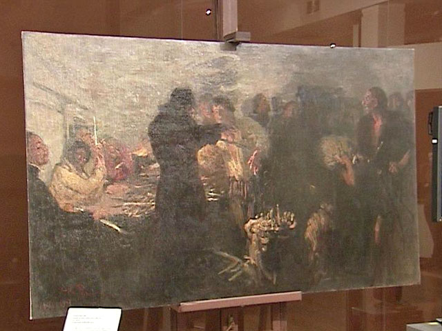 В Историческом музее выставили уникальное полотно Репина